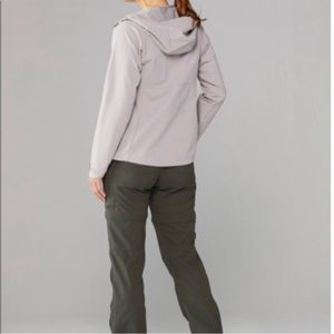 REI breakaway SAHARA PANTS Gray EUC Size 10p